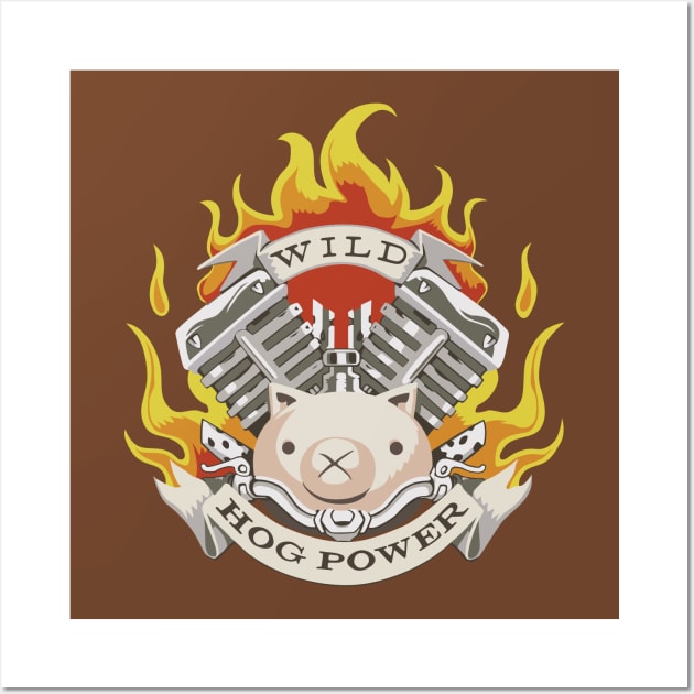 Wild Hog Power Wall Art by FullmetalV